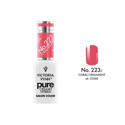 Victoria Vynn Pure Creamy Hybrid 223 CORAL ORNAMENT 8 ml Pattern NOWOŚĆ
